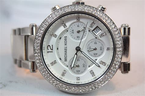 michael kors damenuhr mk 5353|Michael Kors chronograph silver dial.